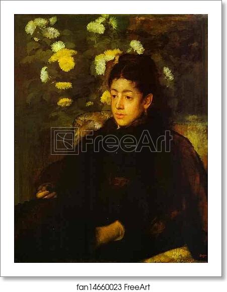 Free art print of Portrait of Mademoiselle Malo by Edgar Degas Free art print of Portrait of Mademoiselle Malo by Edgar Degas