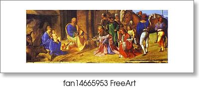 Free art print of Adoration of the Magi by Giorgione Free art print of Adoration of the Magi by Giorgione