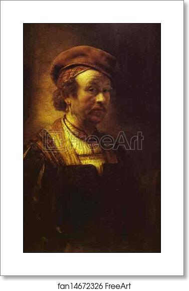 Free art print of Self-Portrait by Rembrandt Harmenszoon Van Rijn Free art print of Self-Portrait by Rembrandt Harmenszoon Van Rijn