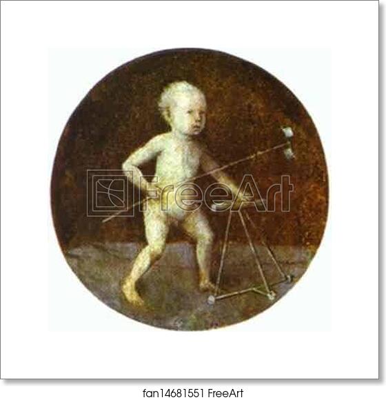 Free art print of Christ Child with a Walking-Frame by Hieronymus Bosch Free art print of Christ Child with a Walking-Frame by Hieronymus Bosch