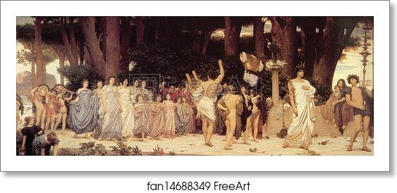 Free art print of The Daphnephoria by Frederick Leighton Free art print of The Daphnephoria by Frederick Leighton