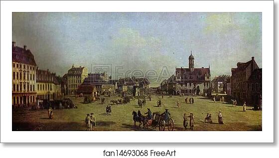 Free art print of The New Market Square in Dresden by Bernardo Bellotto Free art print of The New Market Square in Dresden by Bernardo Bellotto