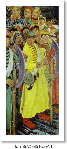 Free art print of They are Coming! (Moscovites Watching the Entry of a Foreign Embassy into Moscow at the End of the XVII Century) by Andrey Ryabushkin Free art print of They are Coming! (Moscovites Watching the Entry of a Foreign Embassy into Moscow at the End of the XVII Century) by Andrey Ryabushkin