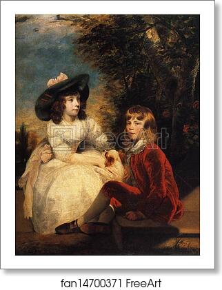 Free art print of The Angerstein Children by Sir Joshua Reynolds
