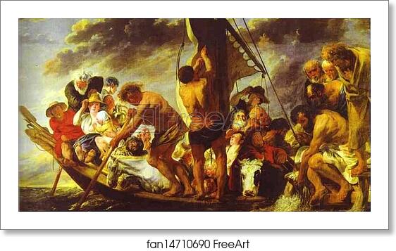 Free art print of Ferry Boat to Antwerp by Jacob Jordaens Free art print of Ferry Boat to Antwerp by Jacob Jordaens