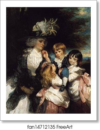 Free art print of Lady Smith and Children by Sir Joshua Reynolds