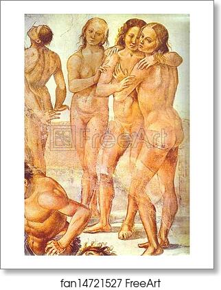 Free art print of Resurrection of the Dead. Detail by Luca Signorelli