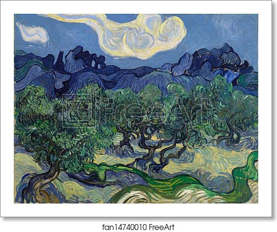 Free art print of The Olive Trees by Vincent Van Gogh Free art print of The Olive Trees by Vincent Van Gogh