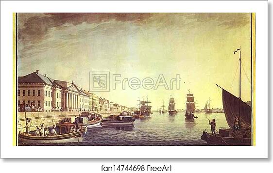 Free art print of The Neva Embankment by the Senate by Benjamin Paterssen Free art print of The Neva Embankment by the Senate by Benjamin Paterssen