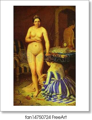 Free art print of Diana Dressing by Alexey Venetsianov Free art print of Diana Dressing by Alexey Venetsianov