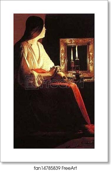 Free art print of Repenting Magdalene by Georges De La Tour Free art print of Repenting Magdalene by Georges De La Tour