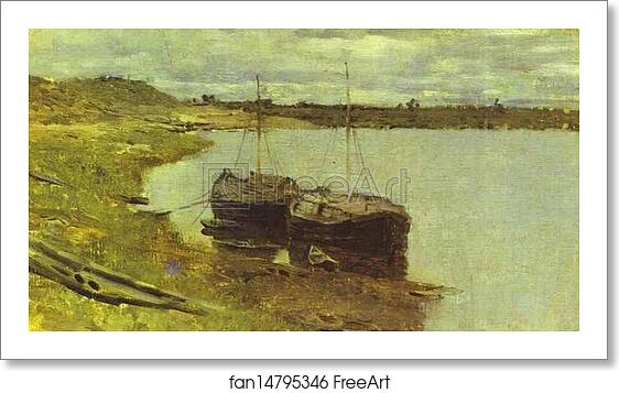 Free art print of Barges. The Volga by Isaac Levitan Free art print of Barges. The Volga by Isaac Levitan