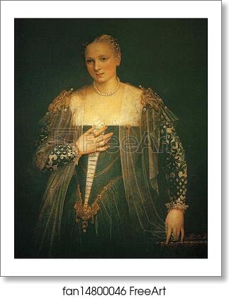 Free art print of La Belle Nani (Portrait of a Woman) by Paolo Veronese