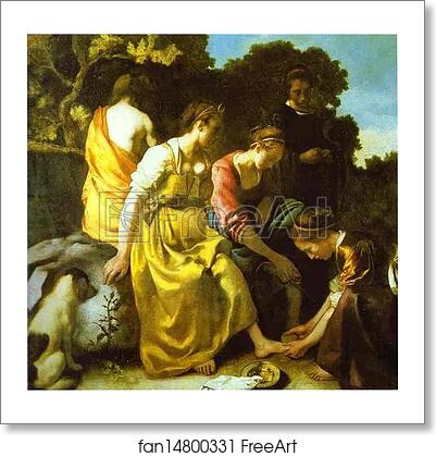 Free art print of Diana and Her Companions by Jan Vermeer Free art print of Diana and Her Companions by Jan Vermeer