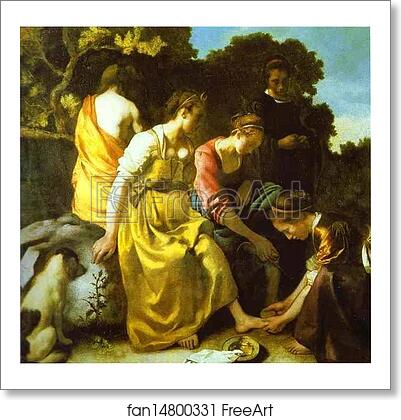 Free art print of Diana and Her Companions by Jan Vermeer Free art print of Diana and Her Companions by Jan Vermeer