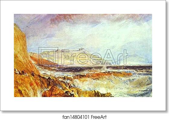 Free art print of Pendennis Castle, Cornwall; Scene after a Wreck by Joseph Mallord William Turner Free art print of Pendennis Castle, Cornwall; Scene after a Wreck by Joseph Mallord William Turner