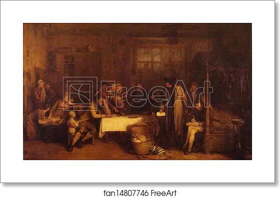 Free art print of Distraining for Rent by Sir David Wilkie