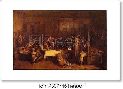 Free art print of Distraining for Rent by Sir David Wilkie