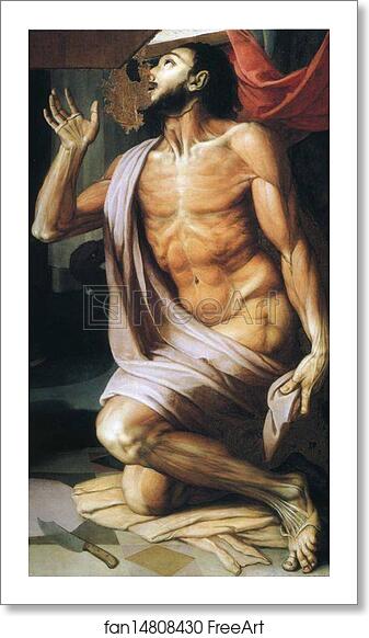 Free art print of St Bartholomew by Agnolo Bronzino
