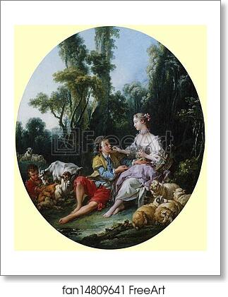 Free art print of Pensent-ils au raisin? by François Boucher