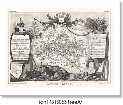 Free art print of Dept. du Loiret. by Victor Jules Levasseur Free art print of Dept. du Loiret. by Victor Jules Levasseur