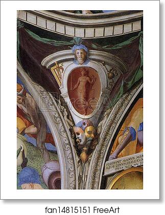 Free art print of Pendentive from the Chapel of Eleonora of Toledo by Agnolo Bronzino