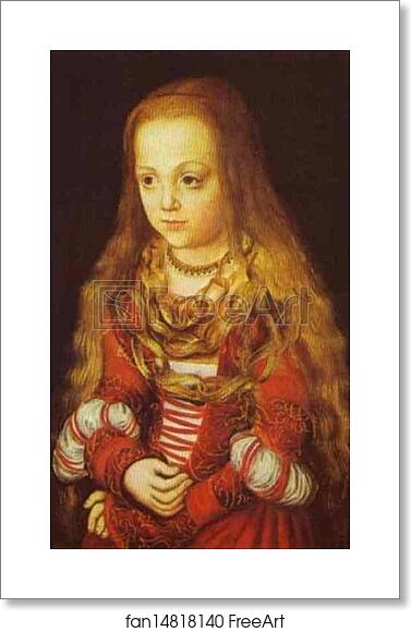 Free art print of Portrait of a Princess of Saxony by Lucas Cranach The Elder Free art print of Portrait of a Princess of Saxony by Lucas Cranach The Elder