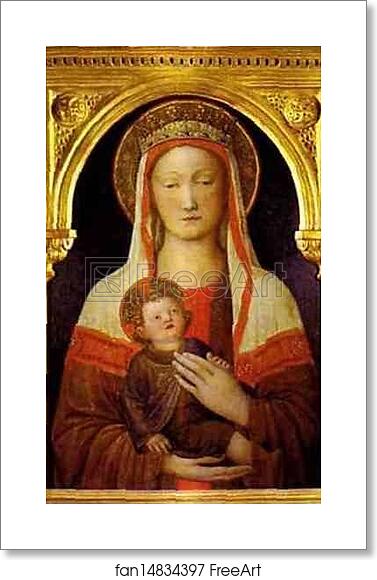 Free art print of Madonna and Child by Jacopo Bellini