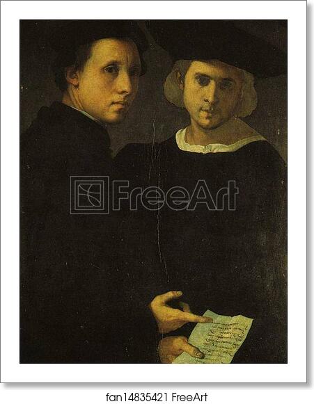 Free art print of Portrait of Two Men by Jacopo Carrucci, Known As Pontormo Free art print of Portrait of Two Men by Jacopo Carrucci, Known As Pontormo