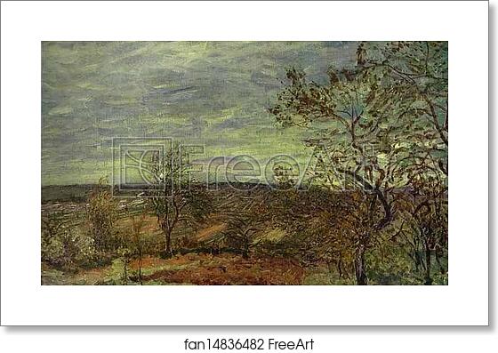 Free art print of Windy Day at Veneux by Alfred Sisley Free art print of Windy Day at Veneux by Alfred Sisley