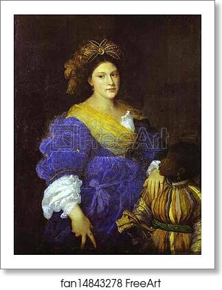 Free art print of Portrait of Laura de Dianti by Titian