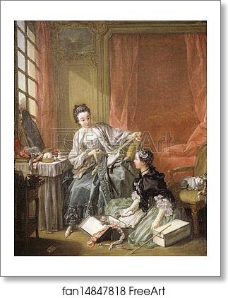Free art print of The Dressmaker by François Boucher