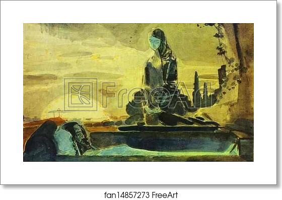 Free art print of Pietà by Mikhail Vrubel Free art print of Pietà by Mikhail Vrubel