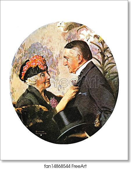 Free art print of The Old Couple by Norman Rockwell Free art print of The Old Couple by Norman Rockwell