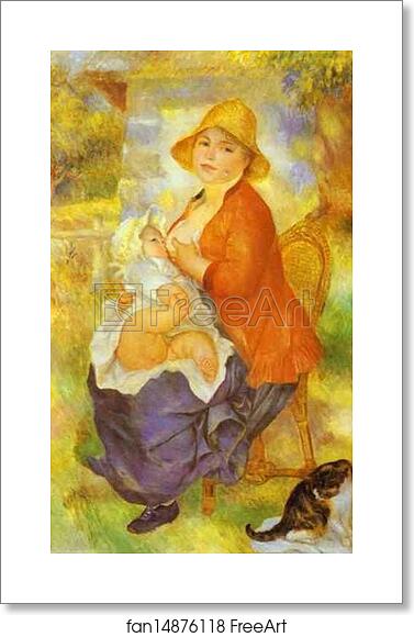 Free art print of Mother Nursing Her Child (Aline and Pierre) by Pierre-Auguste Renoir Free art print of Mother Nursing Her Child (Aline and Pierre) by Pierre-Auguste Renoir