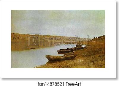 Free art print of On the Volga by Isaac Levitan