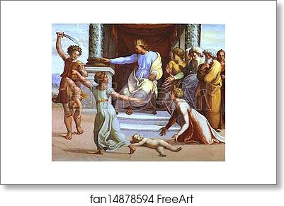 Free art print of The Judgement of Solomon by Raphael