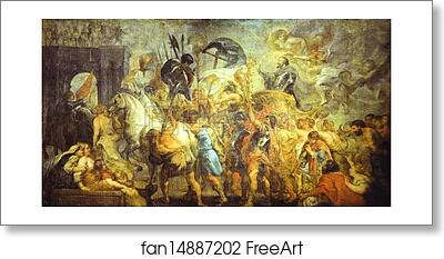 Free art print of The Triumph Entrance of Henry IV into Paris by Peter Paul Rubens