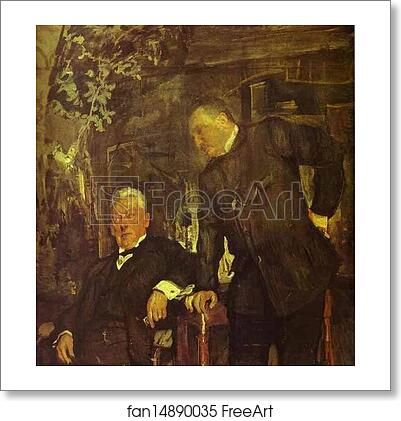 Free art print of Portrait of Alexander Lensky and Alexander Yuzhin by Valentin Serov