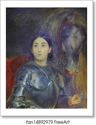 Free art print of Juliet Tittoni as Jeanne D'Arc by Karl Brulloff