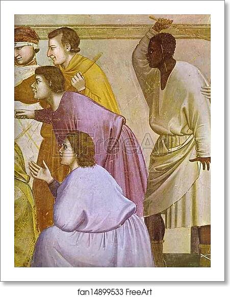 Free art print of The Mocking of Christ and Flagellation. Detail by Giotto Free art print of The Mocking of Christ and Flagellation. Detail by Giotto