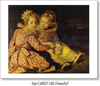 Free art print of Magdalena and Jan-Baptist de Vos by Cornelis De Vos