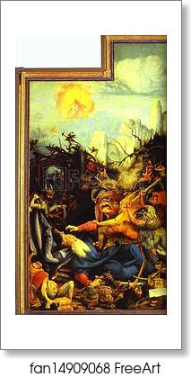 Free art print of The Temptation of St. Anthony by Matthias Grünewald