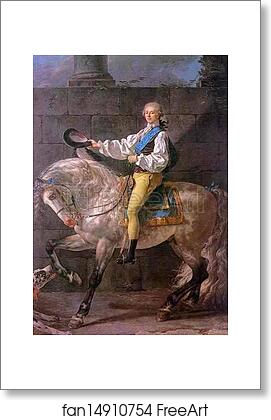 Free art print of Portrait of Count Stanislas Potocki by Jacques-Louis David