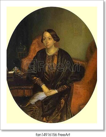 Free art print of Portrait of Amalia Legrand by Pavel Fedotov Free art print of Portrait of Amalia Legrand by Pavel Fedotov