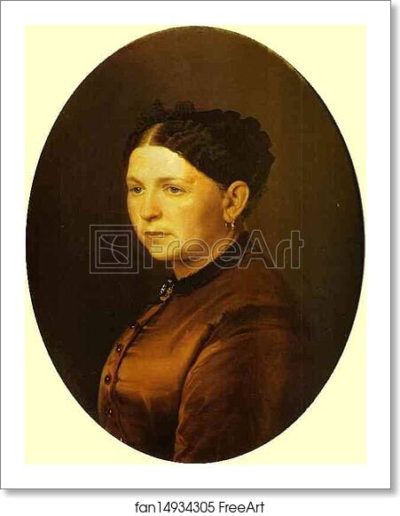Free art print of Portrait of Feodosya Resanova by Vasily Perov Free art print of Portrait of Feodosya Resanova by Vasily Perov
