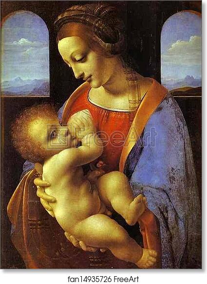 Free art print of Madonna Litta by Leonardo Da Vinci