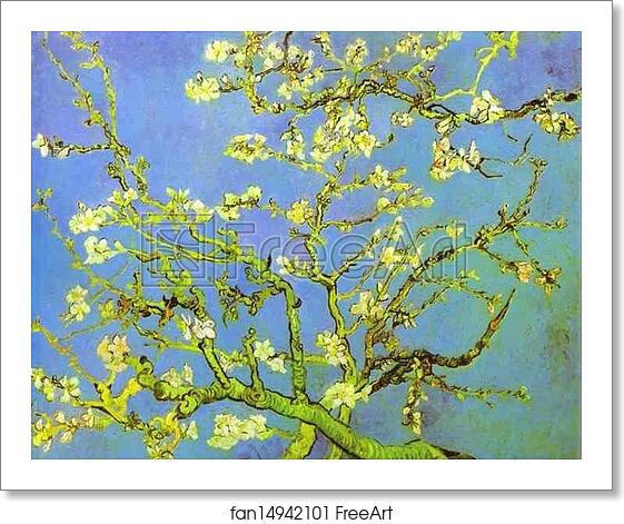 Free art print of Branches of Almond tree in Bloom. Saint-Rémy by Vincent Van Gogh Free art print of Branches of Almond tree in Bloom. Saint-Rémy by Vincent Van Gogh