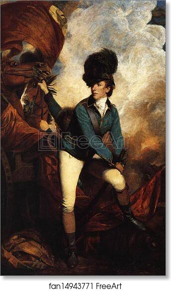 Free art print of Colonel Tarleton by Sir Joshua Reynolds