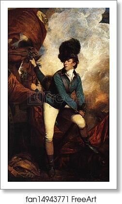Free art print of Colonel Tarleton by Sir Joshua Reynolds
